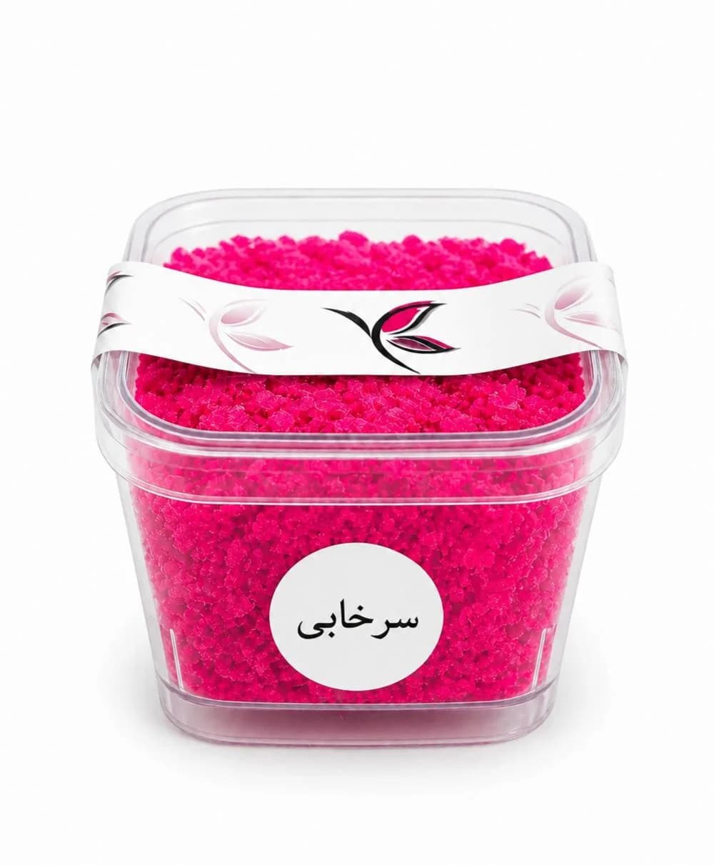 رنگ شمع مانا 25 گرم سرخابی
