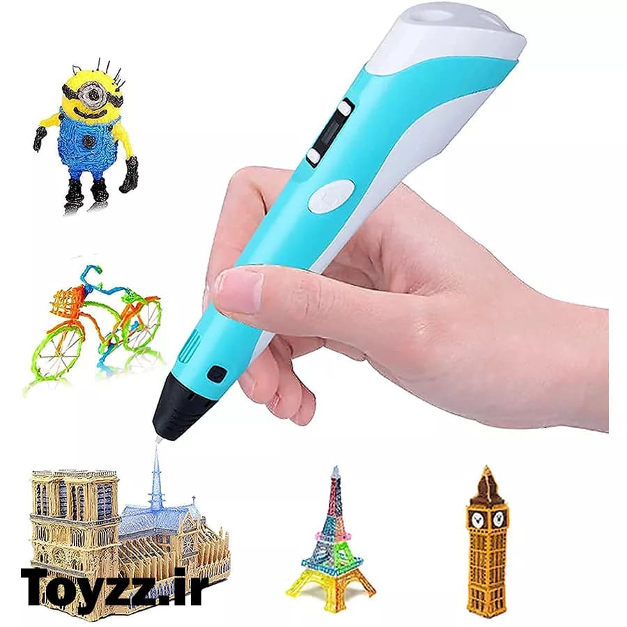 قلم طراحی سه بعدی اصلی مدل 3D printing pen 2 — تصویر ۵