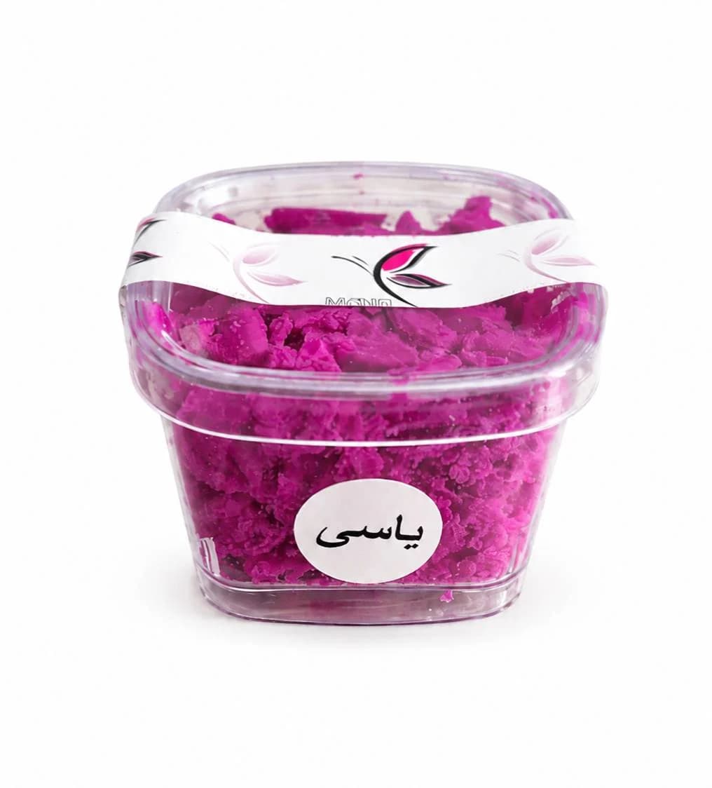 رنگ شمع مانا 25 گرمی یاسی