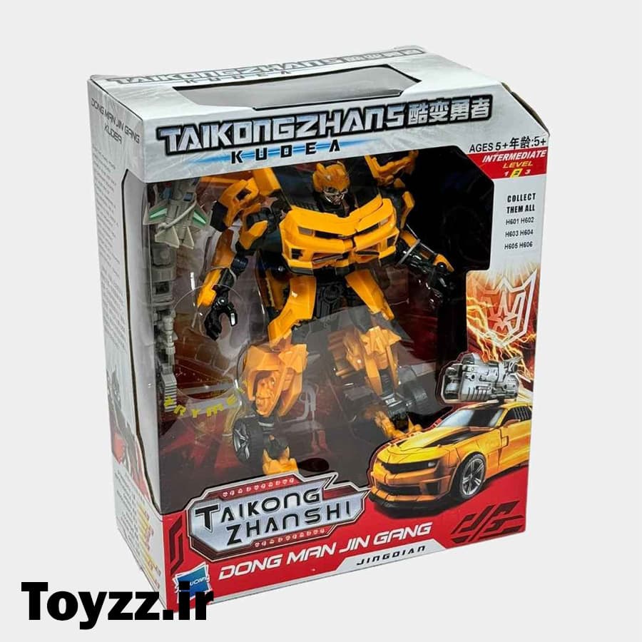ماشین تبدیل شونده ترانسفورمرز مدل بامبلبی BUMBLEBEE کد H-602 — تصویر ۵