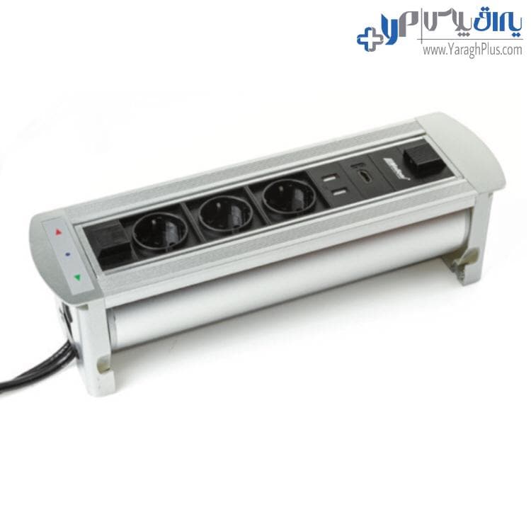 پریز توکار برقی تاچ مستطیلی ملونی مدل 10054