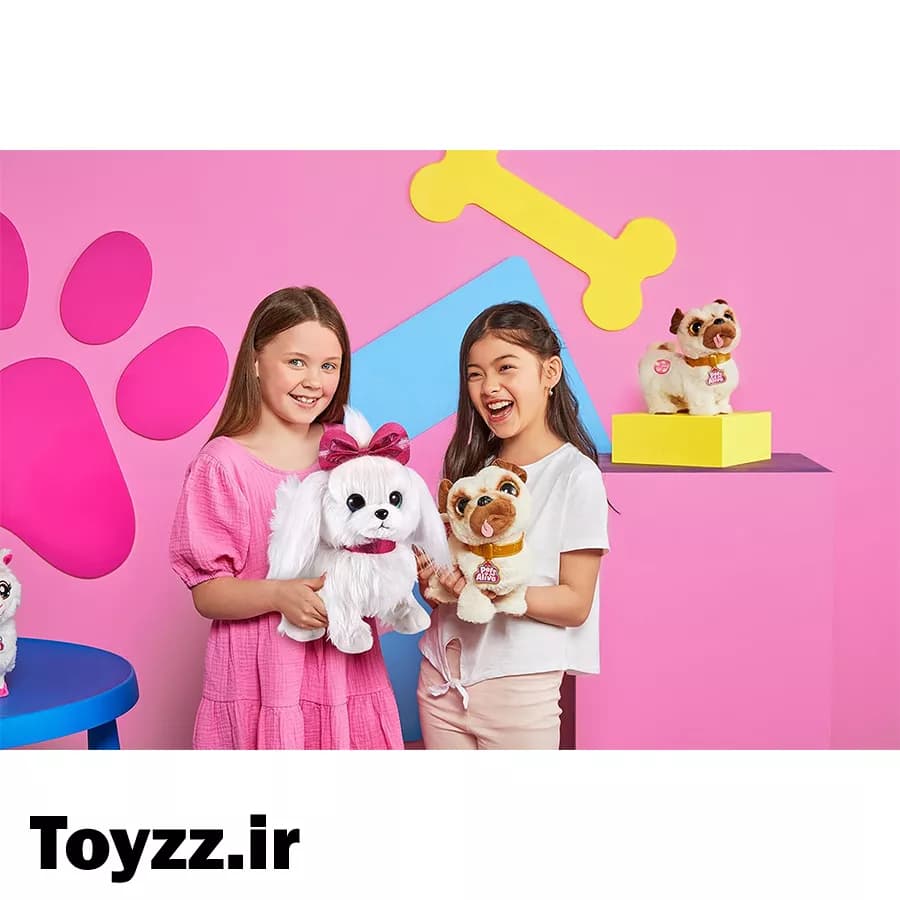 سگ قلاده دار پولیشی رباتیک برند زورو مدل Lil Paw Paw Puppy — تصویر ۷