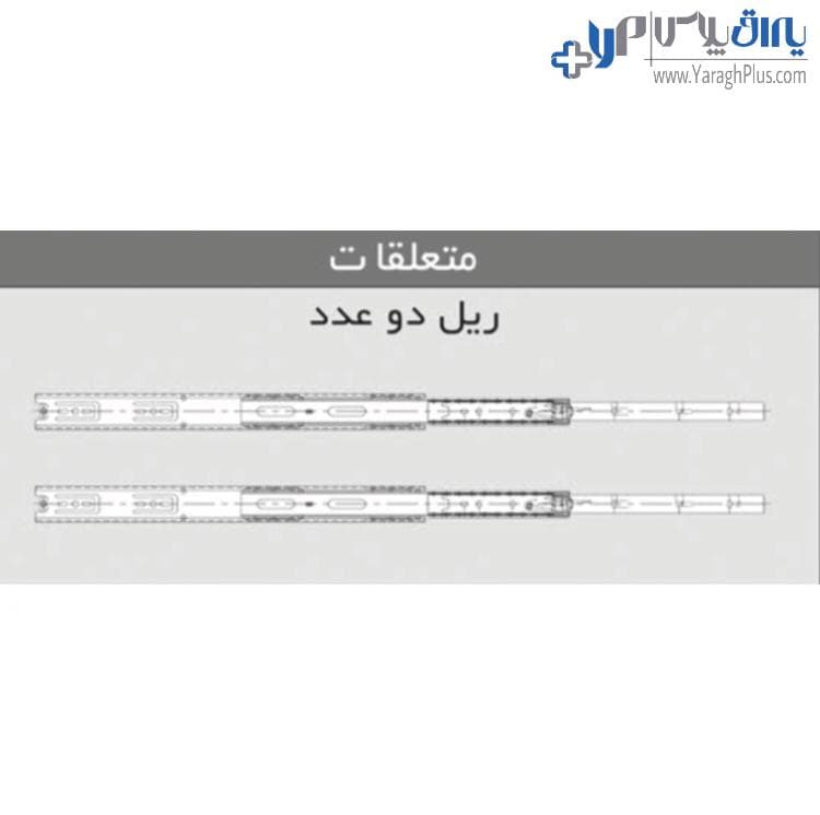 ریل کشو ساچمه ای ساده رنگ مشکی فانتونی B341 – B342 – B343 – B344 – B345 – B346 – B347 — تصویر ۳