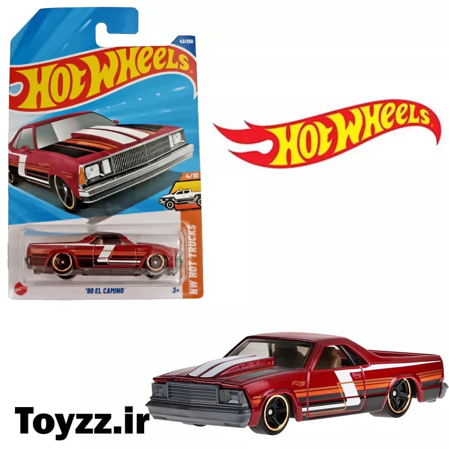 ماکت ماشین هات ویلز مدل 80 EL CAMINO سری HW HOT TRUCKS — تصویر ۲