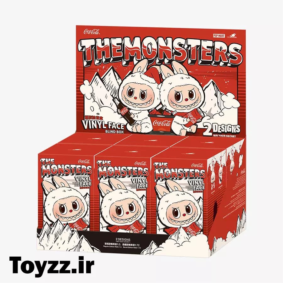 عروسک شانسی لبوبو کوکاکولا مدل POP MART LABUBU THE MONSTERS COCA-COLA — تصویر ۸