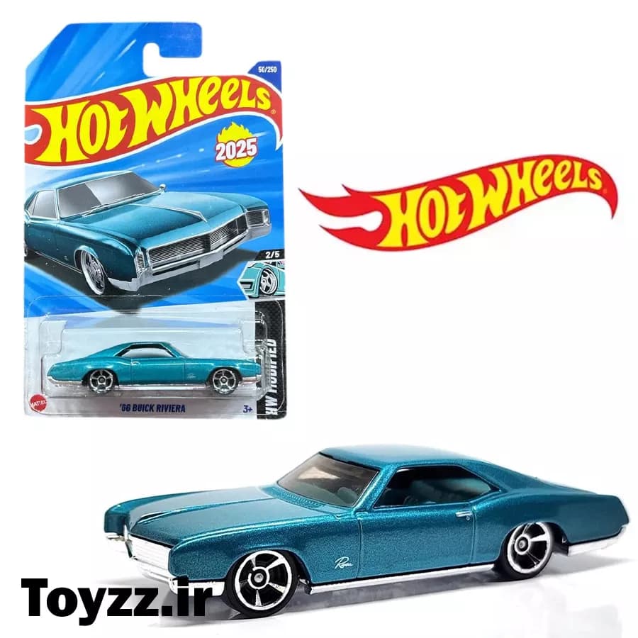 ماکت ماشین هات ویلز مدل 66 BUICK RIVIERA سری HW MODIFIED — تصویر ۲