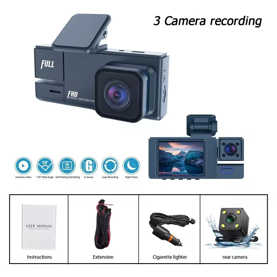 دوربین دو لنزه ثبت وقایع خودرو – Dual Lens Vehicle BlackBOX DVR — تصویر ۶