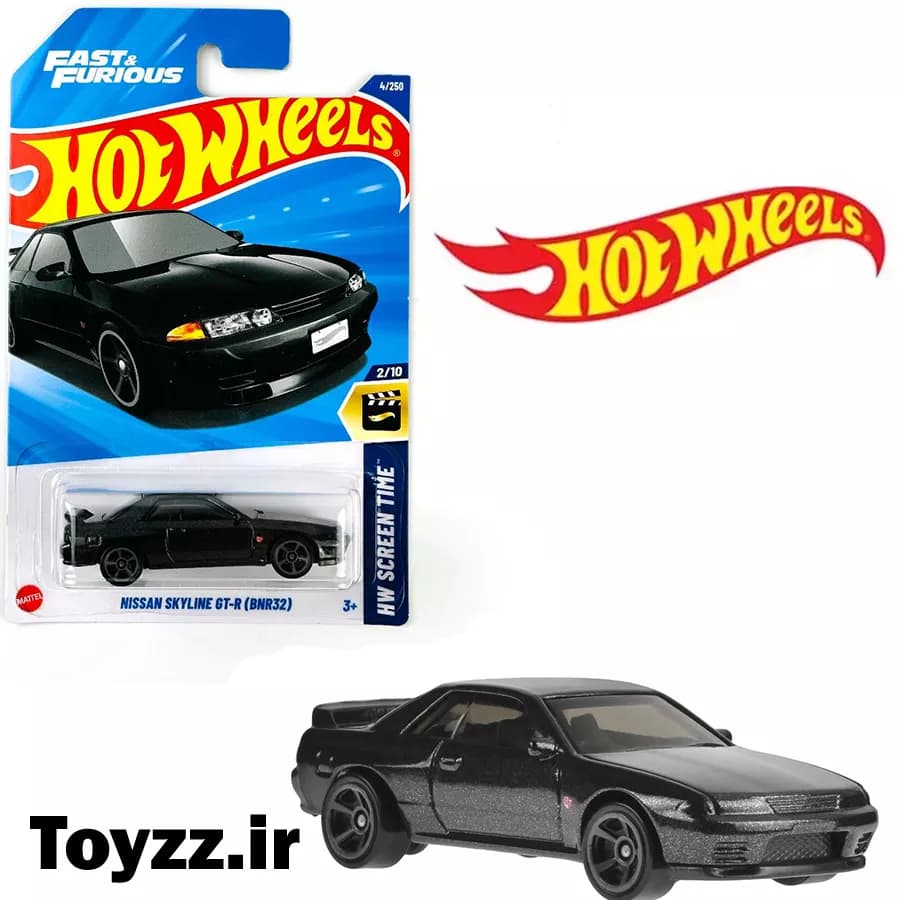 ماکت ماشین هات ویلز مدل (BNR32)NISSAN SKYLINE GT-R سری HW SCREEN TIME — تصویر ۲