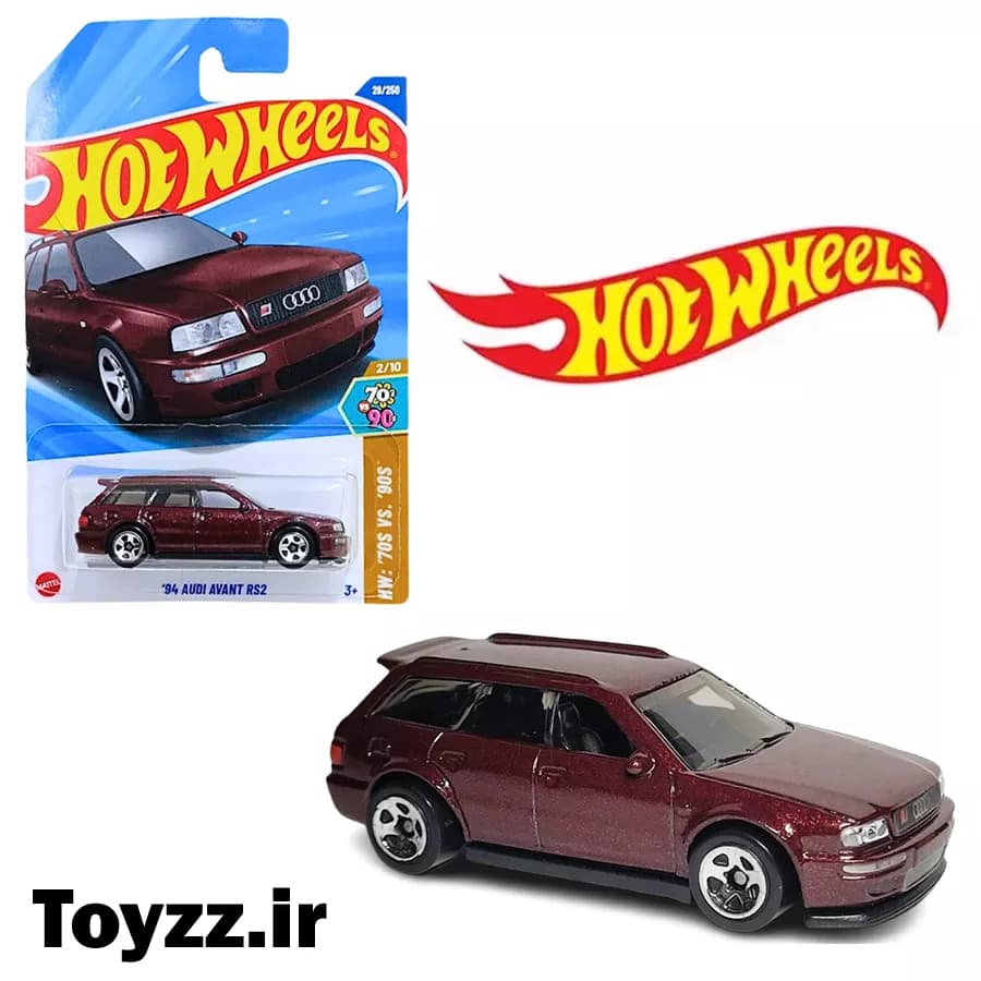 ماکت ماشین هات ویلز مدل 94 AUDI AVANT RS2 سری HW 70 VS 90S — تصویر ۲