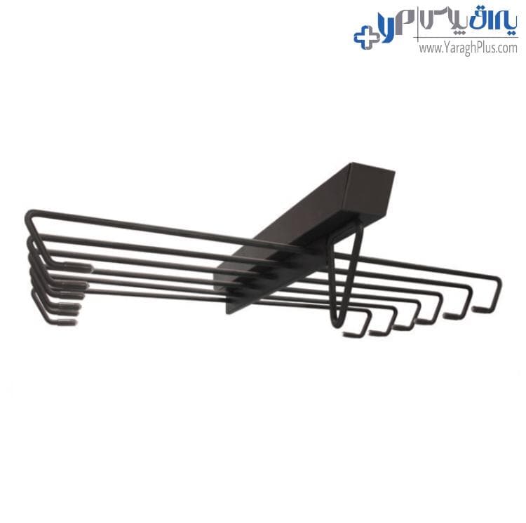 رگال جای شلوار سقفی ریلی دو طرفه داخل کمد لباس سری SPACE ملونی 8020
