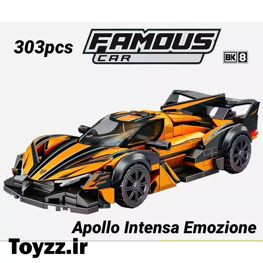 ساختنی لگو ماشین برند سمبو بلاک مدل SEMBO BLOCK FAMOUS CAR 714561 — تصویر ۵