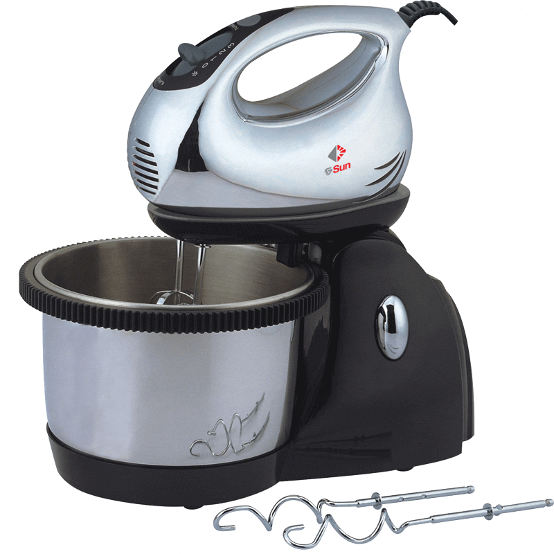 همزن کاسه ای جی سان حرفه ای استيل مشكي GI-901CS