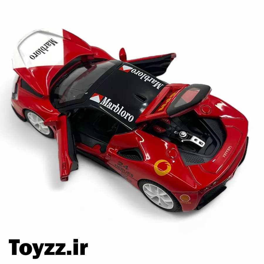 ماکت ماشین فلزی طرح فراری مدل ferrari SF90 marlboro livery — تصویر ۲