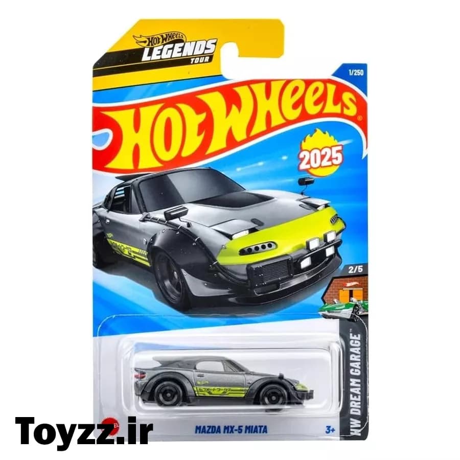 ماکت ماشین هات ویلز مدل مزدا MAZDA MX-5 MIATA سری HW DREAM GARAGE
