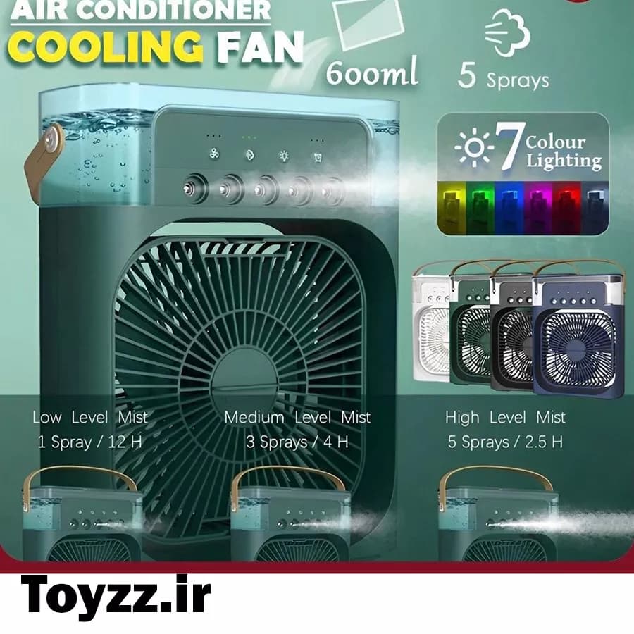 پنکه مه پاش رومیزی مدل MINI COOLING FAN — تصویر ۴