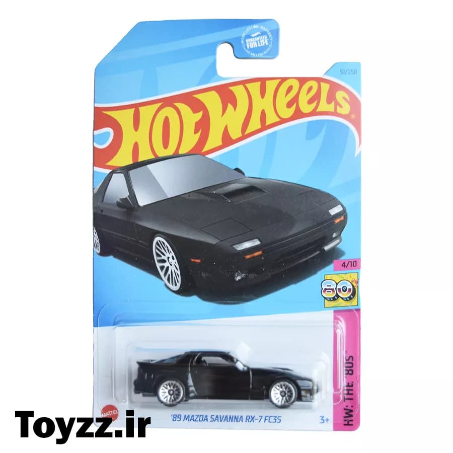 ماکت ماشین هات ویلز مدل مزدا 89 MAZDA SAVANNA RX-7 FC35 سری THE 80S