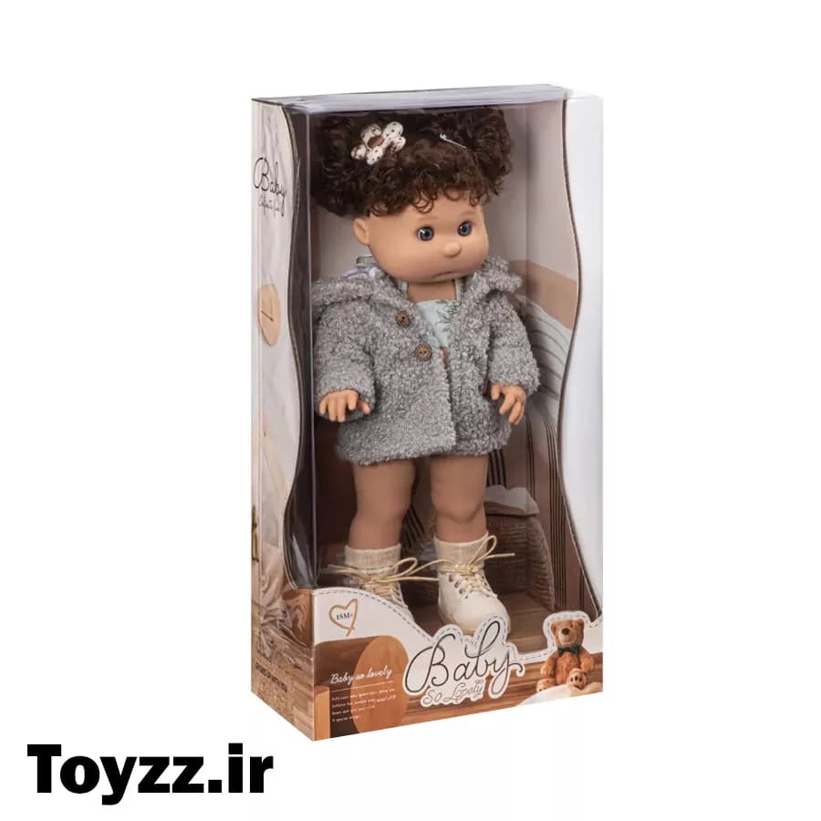 عروسک دست ساز دختر مدل CUTE BABY SO LOVELY کد 8811-8 ارتفاع 40 سانتی متر — تصویر ۲