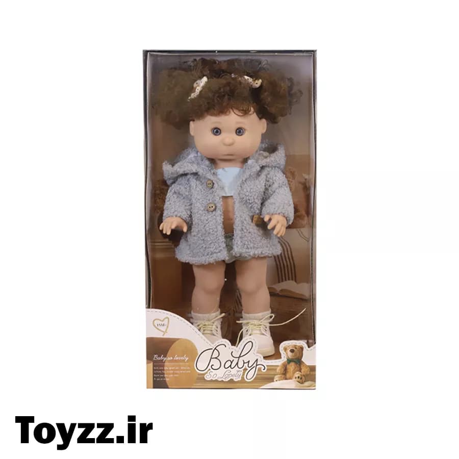 عروسک دست ساز دختر مدل CUTE BABY SO LOVELY کد 8811-8 ارتفاع 40 سانتی متر — تصویر ۴