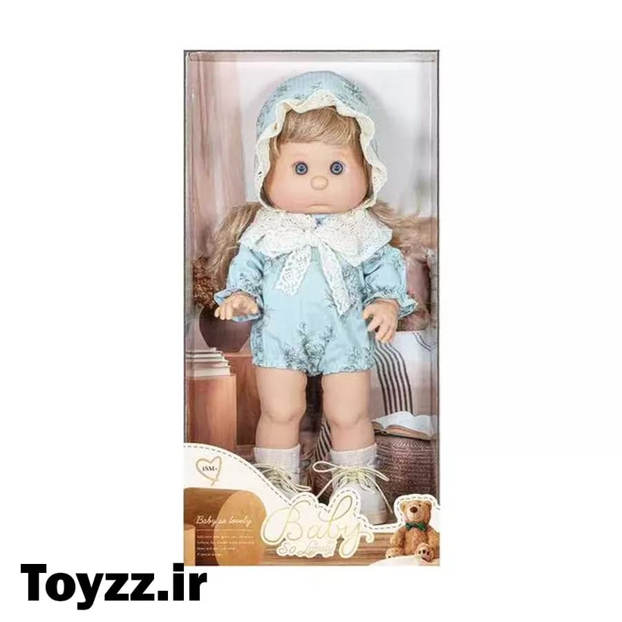 عروسک دست ساز دختر مدل CUTE BABY SO LOVELY کد 8811-6 ارتفاع 40 سانتی متر — تصویر ۴