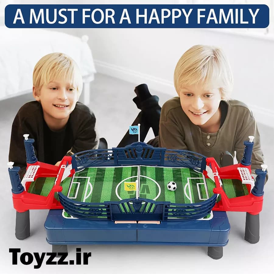 فوتبال دستی چمدانی مدل DOUBLE TABLE FOOTBALL — تصویر ۴