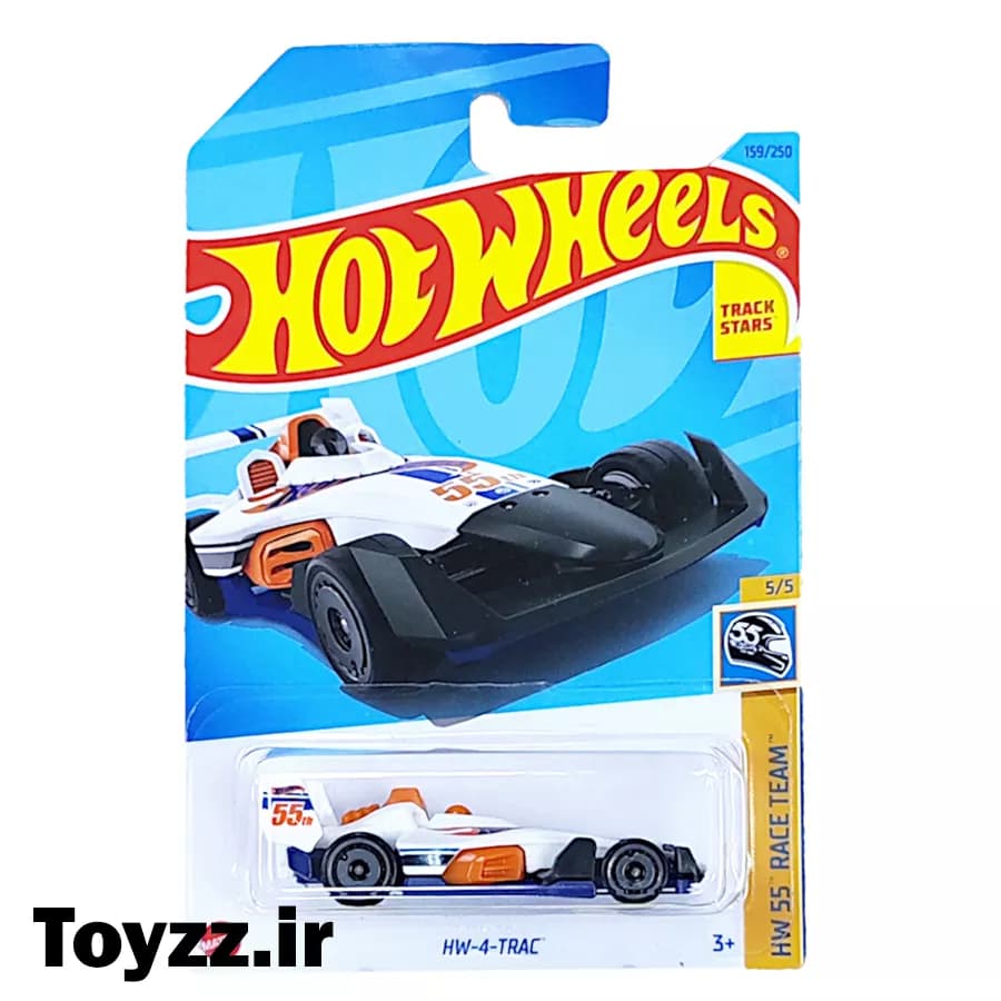 ماکت ماشین هات ویلز مدل HW-4-TRAC سری 55 RACE TEAM