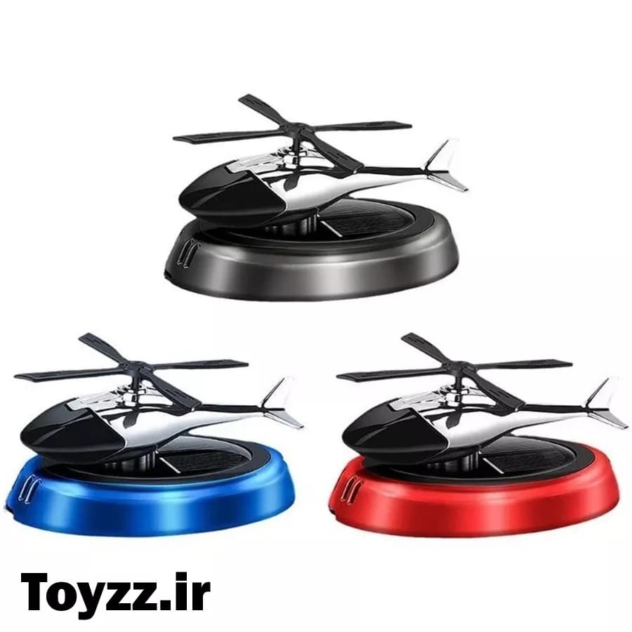 خوشبو کننده هلیکوپتر خورشیدی مدل Helicopter Solar Car Air Freshener — تصویر ۵
