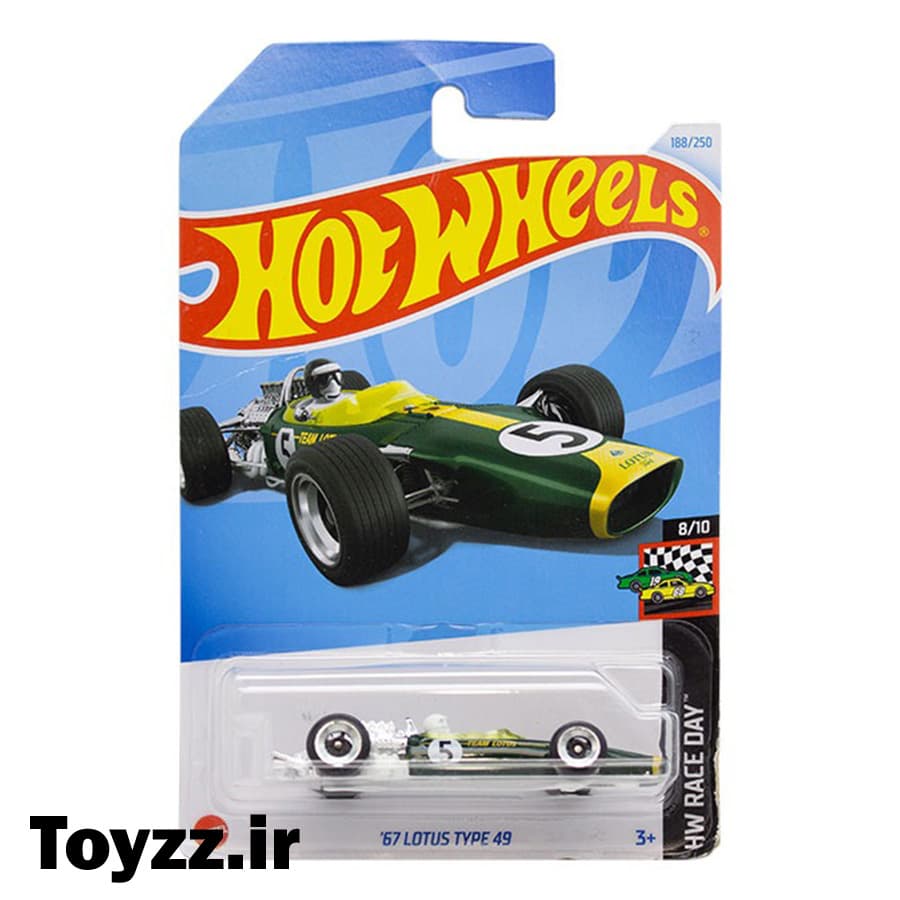 ماکت ماشین هات ویلز مدل 67 LOTUS TYPE 49