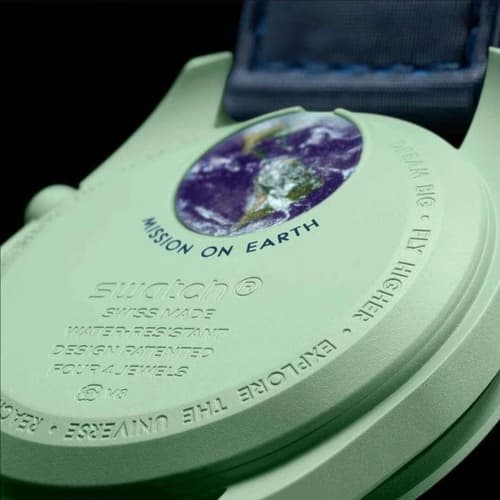 ساعت امگا سواچ مدل سفر به زمین omega swatch(مستر و اورجینال) — تصویر ۳