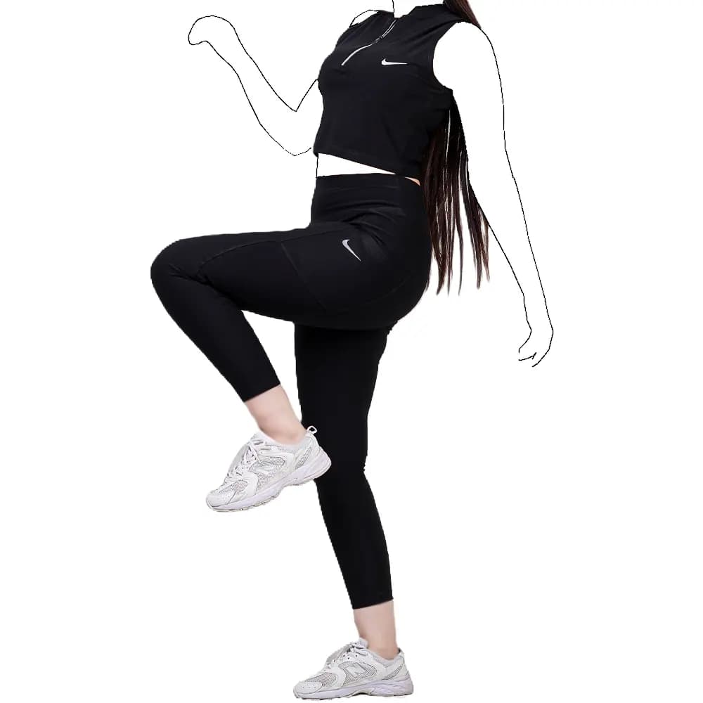 ست ورزشی نیم تنه زیپدار و لگ جیبدار f532
