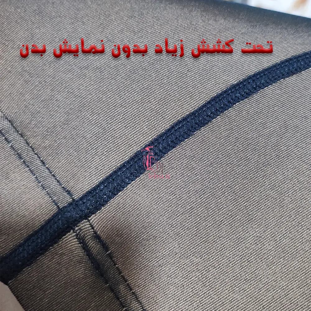 جوراب شلواری 3بعدی (مشکی رنگ پا) J136 — تصویر ۳
