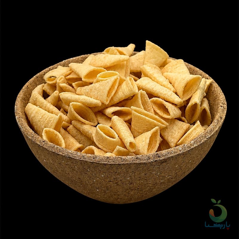اسنک ذرت قیفی پنیری