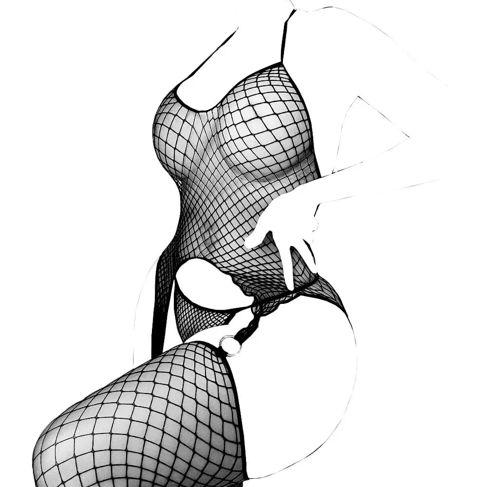 بادی زنانه یکسره زنبوری فاق باز k341