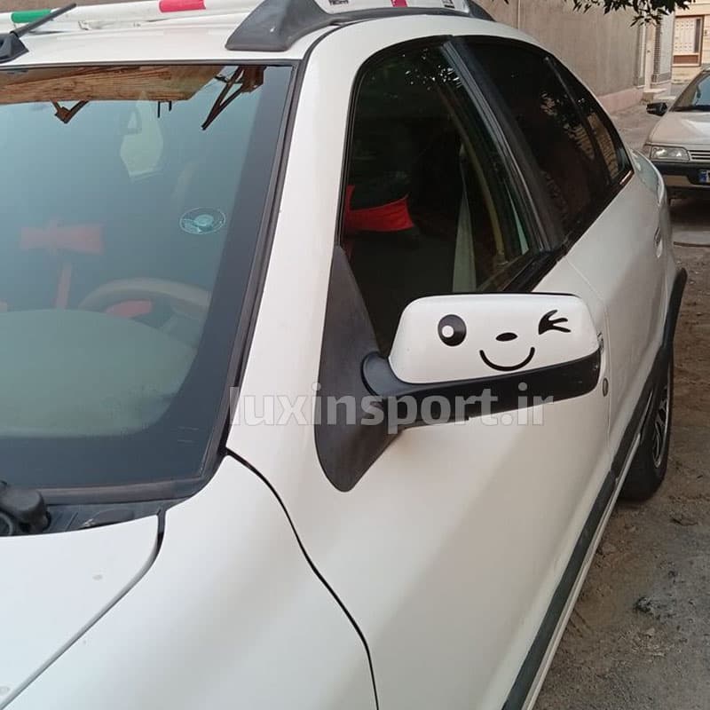 برچسب بدنه خودرو طرح چشمک – مشکی – 2 عددی — تصویر ۳