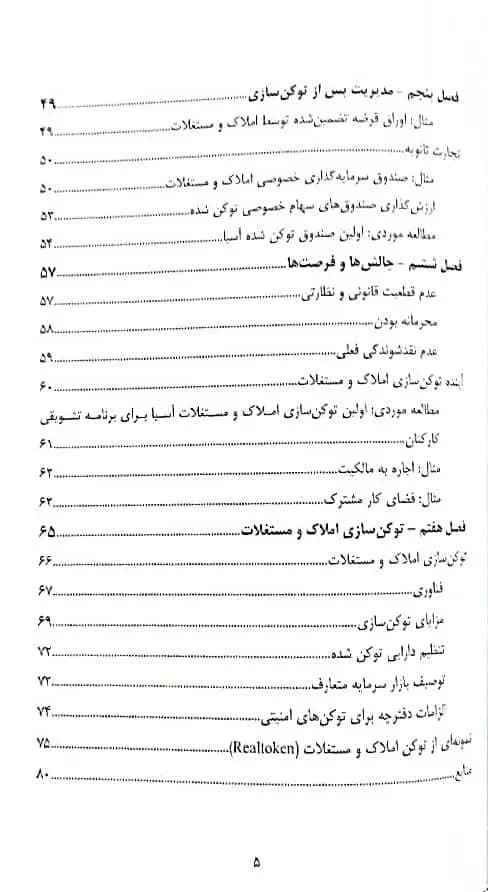 کتاب توکن سازی املاک علی هزاوه مهدی نیازی از نشر چالش — تصویر ۴