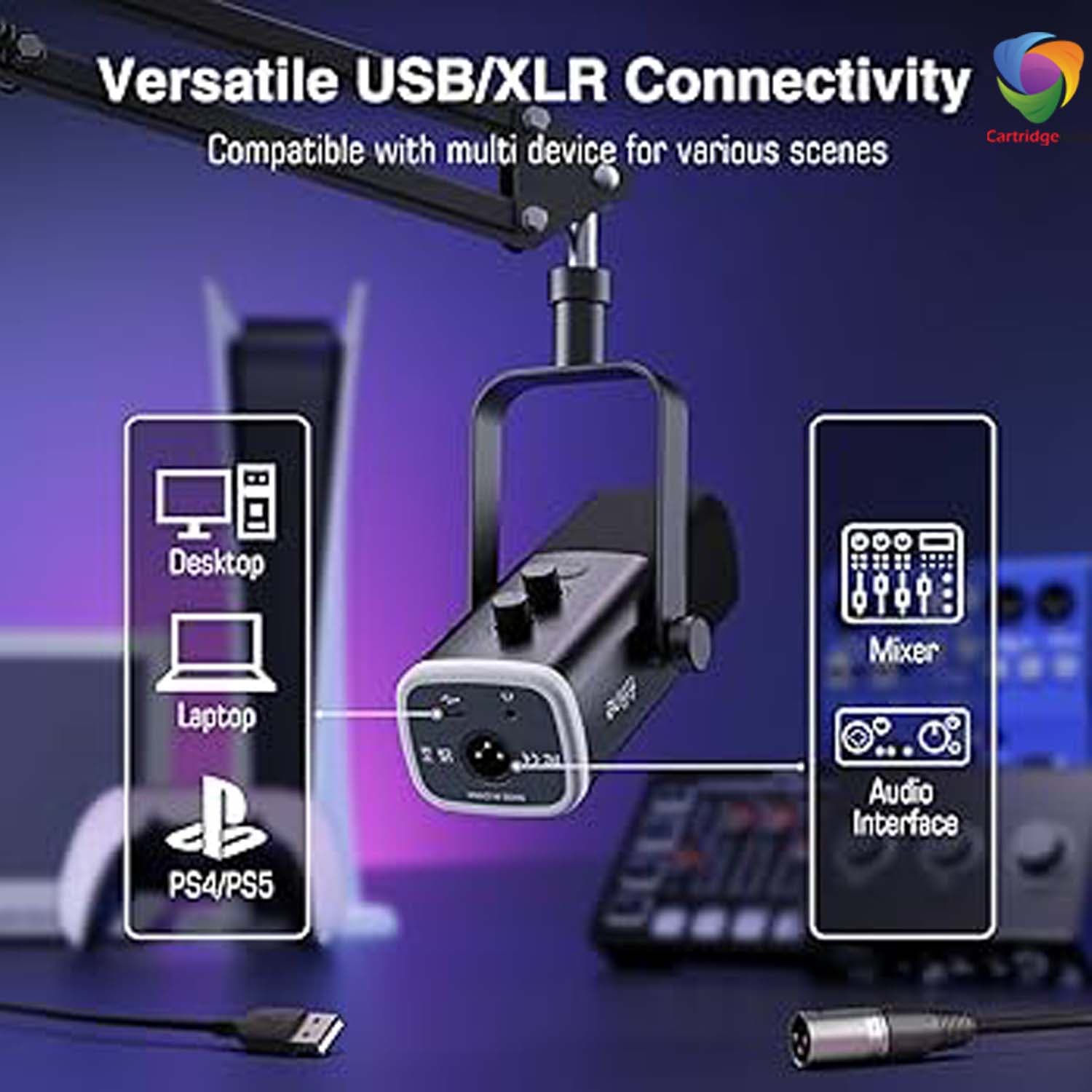 میکروفن کندانسر گیمینگ فای فاین مدل AM8T — تصویر ۶