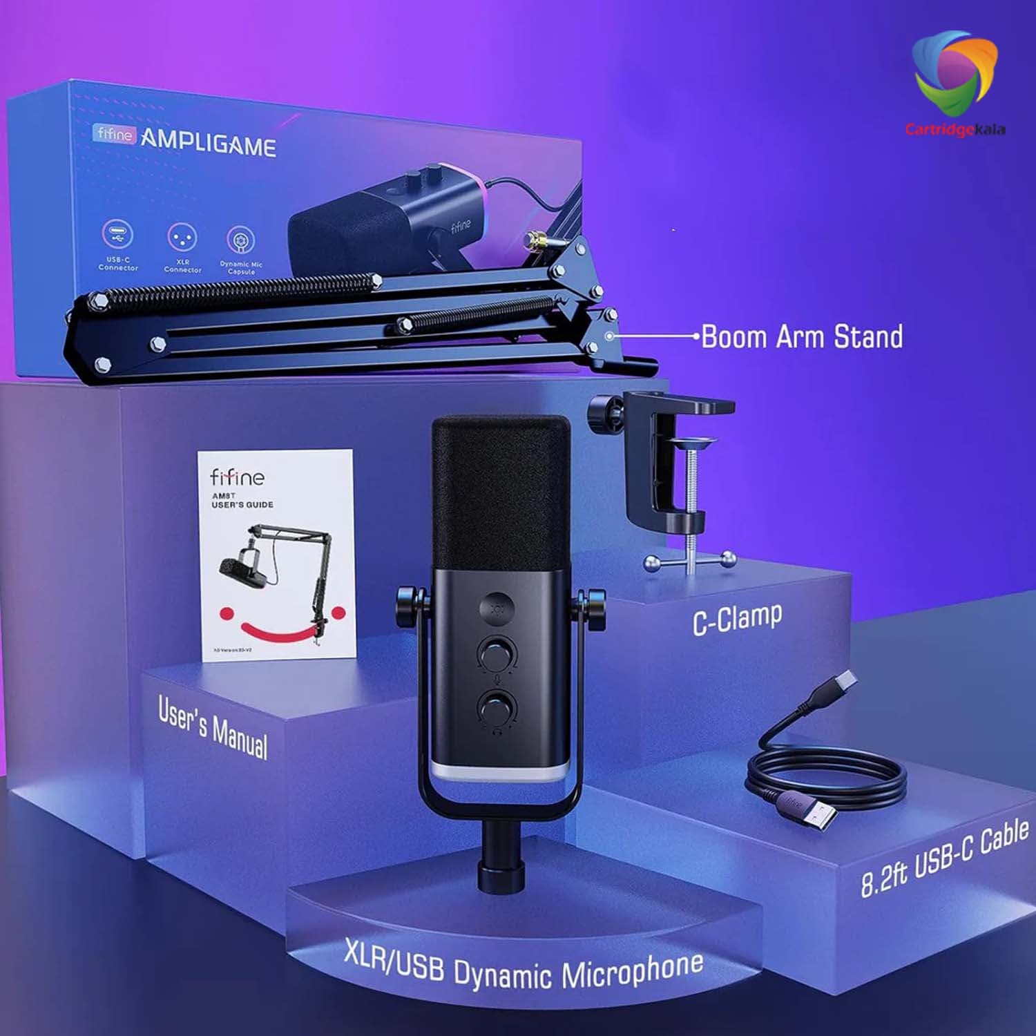 میکروفن کندانسر گیمینگ فای فاین مدل AM8T — تصویر ۵