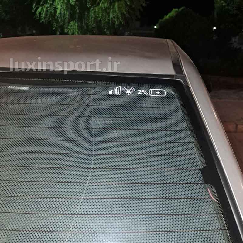 استیکر شیشه خودرو طرح باطری ضعیف low battery — تصویر ۵