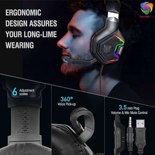 هدفون گیمینگ اونیکوما مدل k10 Pro — تصویر ۷