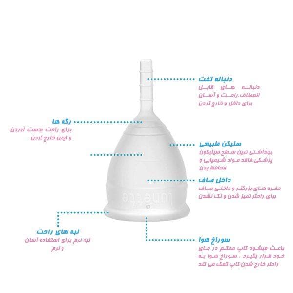 کاپ قاعدگی لونت Lunette — تصویر ۲