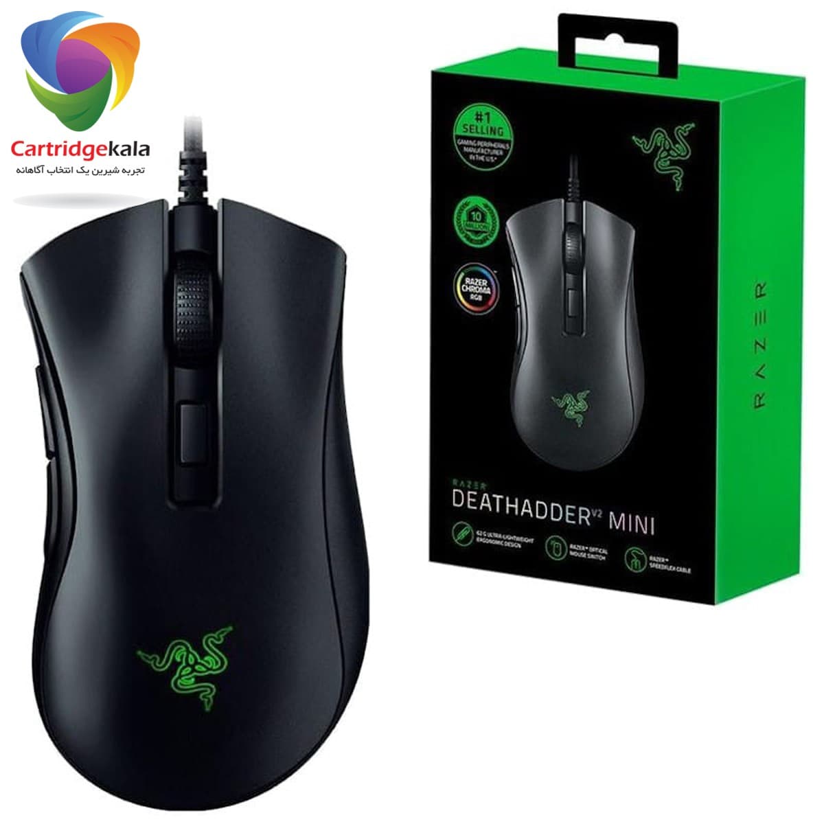 ماوس مخصوص بازی ریزر مدل DeathAdder V2 Mini — تصویر ۵