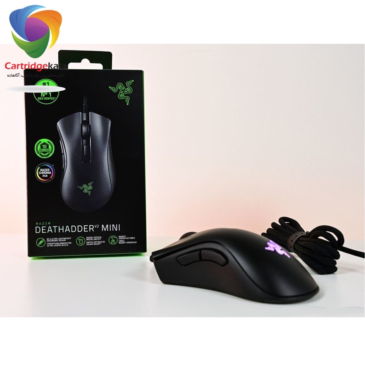 ماوس مخصوص بازی ریزر مدل DeathAdder V2 Mini — تصویر ۴