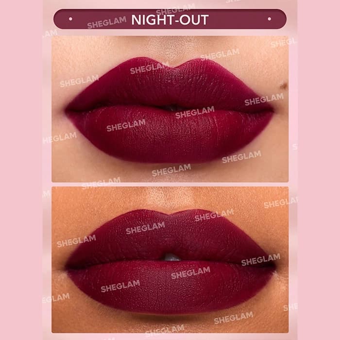 رژ لب مات شیگلم رنگ Night Out — تصویر ۳