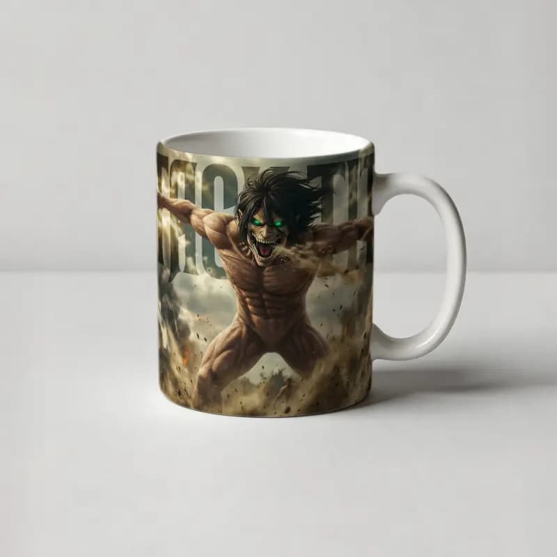 ماگ انیمه طرح attack on Titan – کد LA031