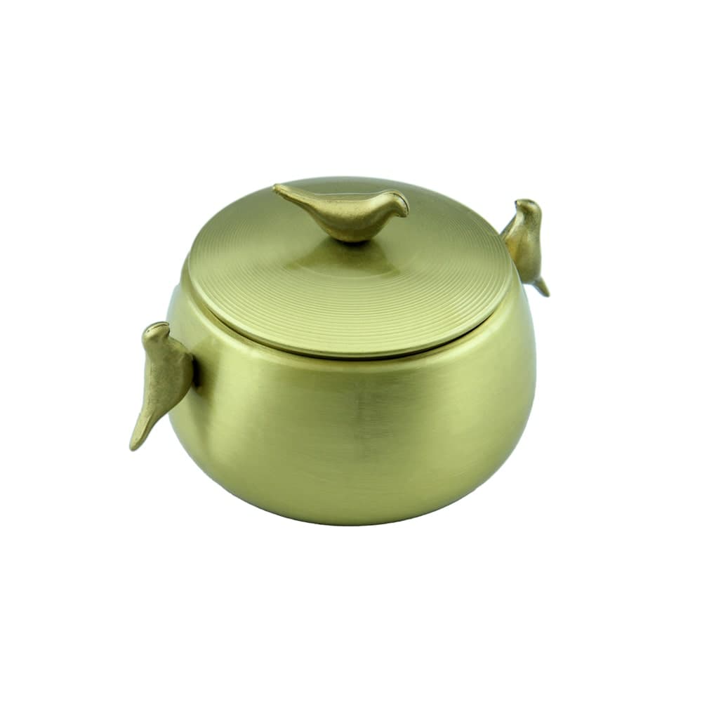 قندان برنجی گنجشک مدل کپ کد BG-5082