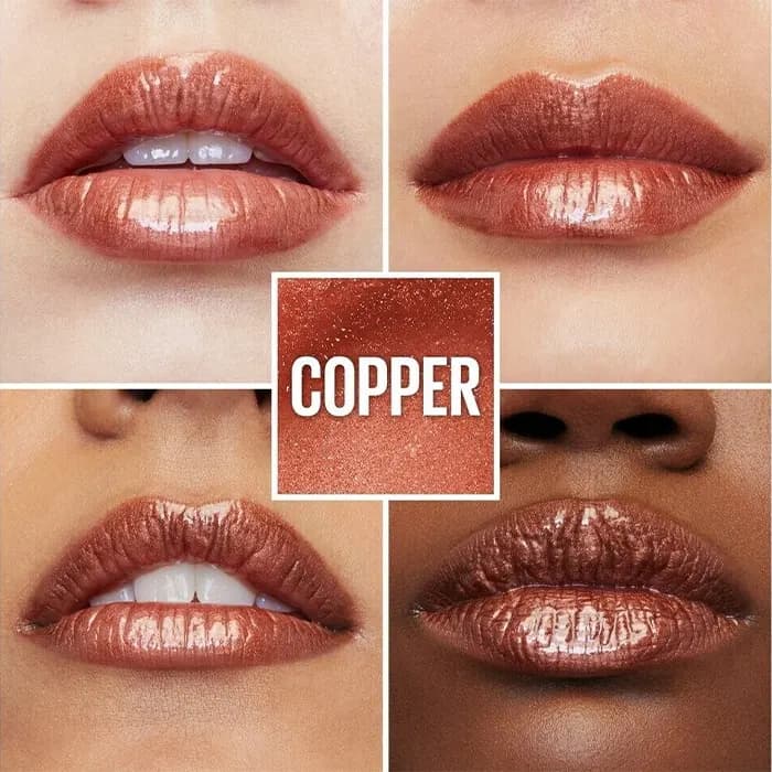 لیپ گلاس میبلین مدل لیفتر گلاس رنگ Copper — تصویر ۲