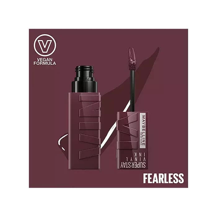رژ لب مایع براق سوپر استی میبلین 135 Fearless — تصویر ۴