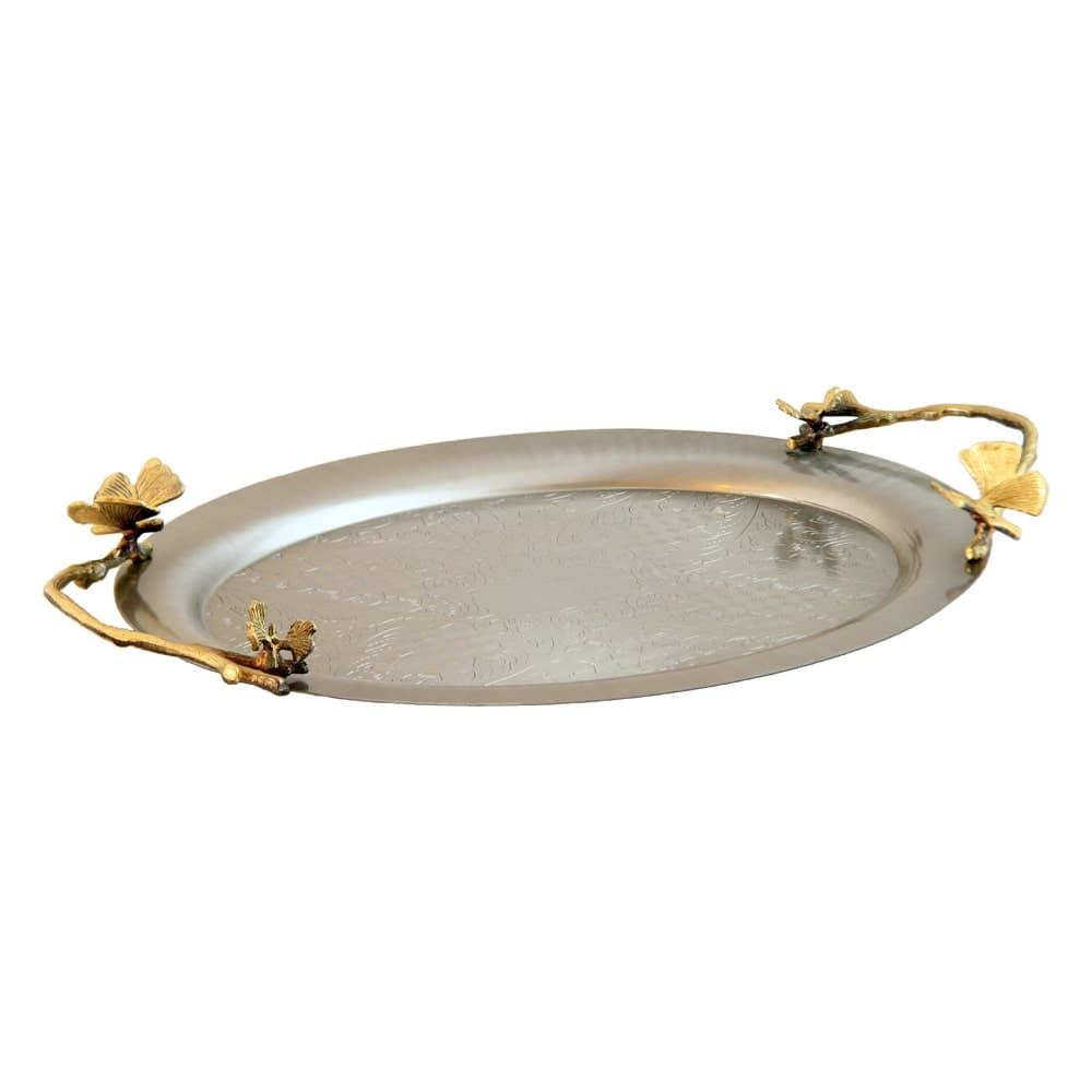 سينی پذیرایی مدل بیضی بزرگ پیوتر کد P-6089