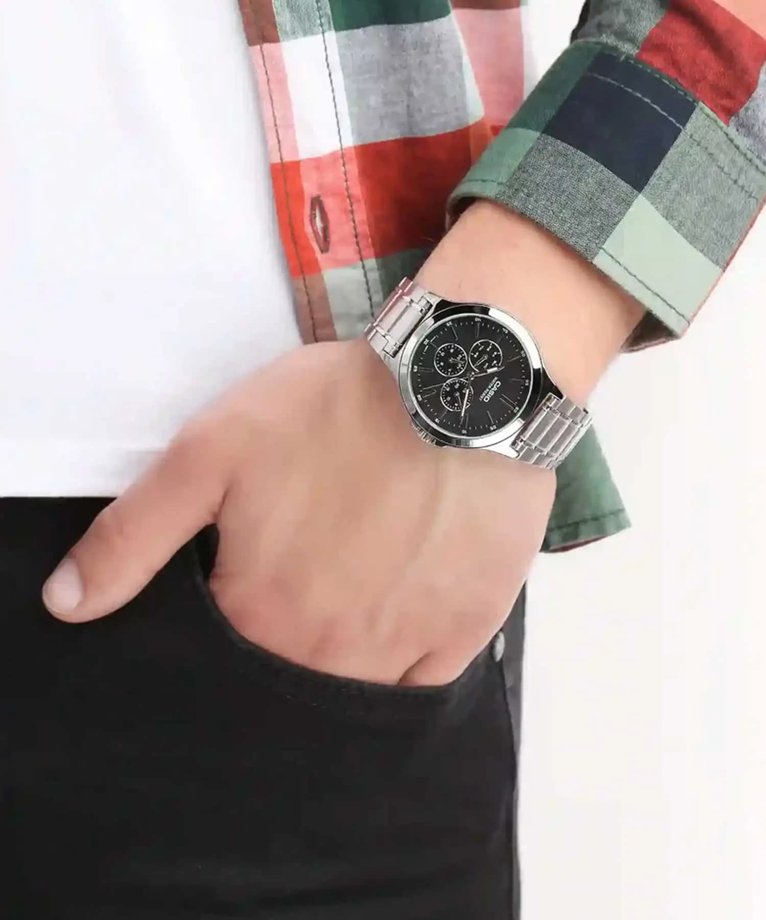 ساعت مچی مردانه کاسیو Casio / MTP-V300D-1AUDF — تصویر ۱۱