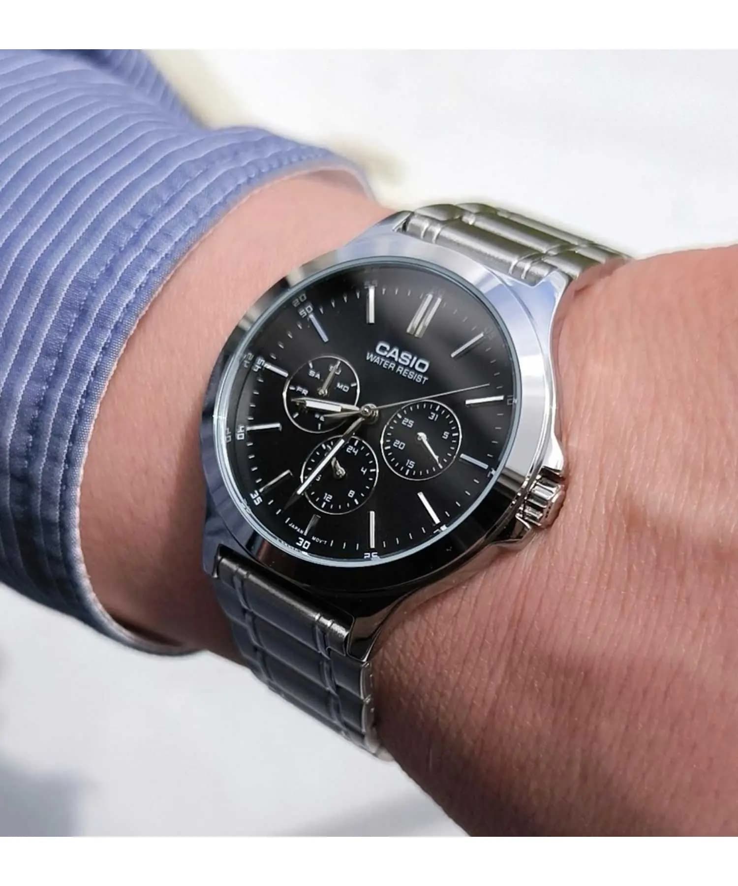 ساعت مچی مردانه کاسیو Casio / MTP-V300D-1AUDF — تصویر ۱۰