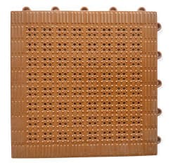 کفپوش پلاستیکی مشبک مربع – 20 سانت – PVC (25 تایی) یک مترمربع